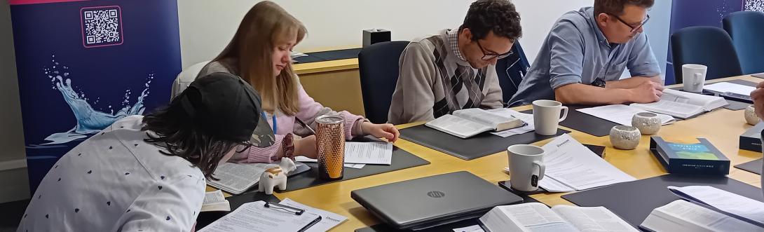 Kingdom Academy students studying 