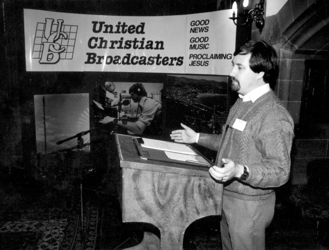 Ian Mackie preaching